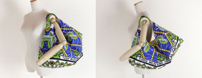 アフリカ布バッグ