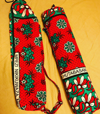 手作りヨガマットケース