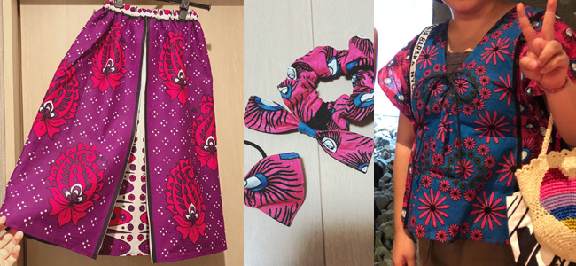 アフリカ布_ソーイング