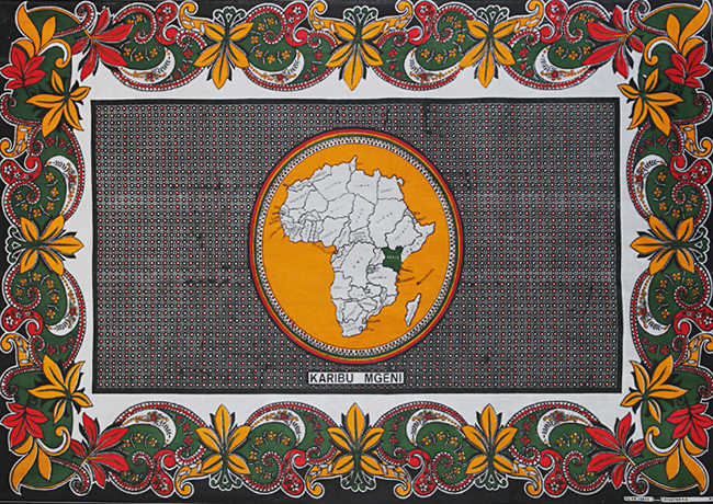 アフリカ地図 カンガ