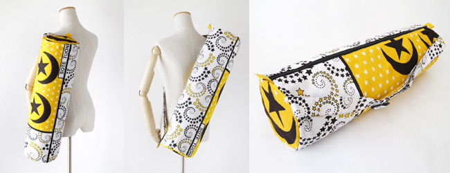 月と星のヨガバッグ