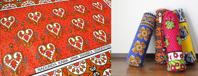 オレンジのヨガバッグ