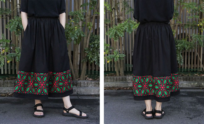 カンガのスカート