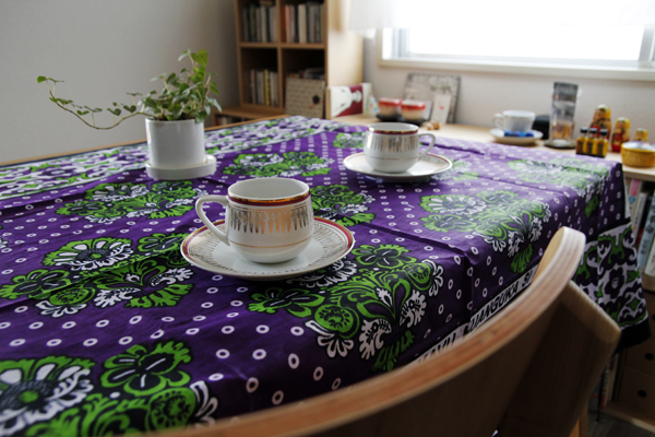 カンガ布の使い方